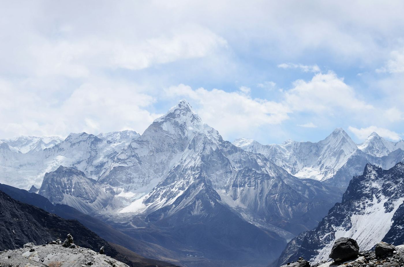 Snow-covered Himalayan mountains